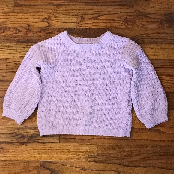 Girls GB Girls Gianni Bini Lavender Knit Pullover Sweater 
Size XS 4 / 5 Extra… - Picture 7 of 12